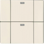 WaveLine Wall sensor 2-gang Wireless ivory white - Platform 63 2CKA006730A0049 | 4011395149898