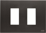 Frame 1+1 modules 2-gang Anthracite - Zenit 2CLA247230N1801 | 8427238197357