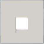 Color: Duna Cover plate for telephone/data outlet code: 8117 & 8118 2CLA851700A6201 | 8427238236094