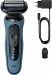 Braun Shaver | Series 5 52-A1000s | Operating time (max) 50 min | Wet & Dry | Lithium Ion | Blue/Black 52-A1000S | 8700216645782