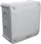 Junction Box 160x160x86mm, Grey, with Lid, IP66, UV HF DIAMOND KKD 160_KA | 8595568945020