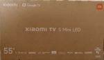 SALE OUT. Xiaomi TV S Mini LED 55 2026 | SALE OUT. Xiaomi S Mini LED 2026 | 55 | Smart TV | Google TV | 4K UHD | Dark Grey | DAMAGED PACKAGING ELA6592EUSO | 2000001432365
