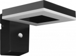 Outdoor wall luminaire Zonal UE SR With solar battery WA SQ 1.3W 3000K 250/25lm IR 06 IP44 Black 929004066701 | 8720169265745