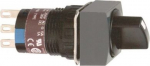 Square black selector switch &Oslash;16-projecting handle 2 positions-2OC. range of product: Harmony XB6E - device short name: XB6E - mounting diameter: 16 mm - shape of signaling unit head: square - contacts type and composition: 2 C/O - contacts operation ...