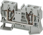 Terminal block, Linergy TR, spring type, feed through, 2 points, 16mm&sup2;, grey NSYTRR162 | 3606480532863