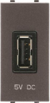 N2185 AN USB Charger, anthracite, 1 module Zenit 2CLA218500N1802 2CLA218500N1801 | 8427238107288