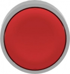 Red flush pushbutton head &Oslash;22 push-push unmarked. range of product: Harmony XB4 - device short name: ZB4 - mounting diameter: 22 mm. ZB4BH04 | 3389110122657