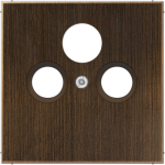 Metal cover plate for SAT/TV socket outlet, antique brass, LS ME2990SATAT | 4011377099074