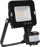 LED Floodlight FL COMP SEN V 10W 840 SYM 100 BK with sensor 1000 lm 4000K, white 4058075575240 | 4058075575240