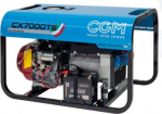 Deluxe gasoline generator, E-version, GX390 400V 7kVA 5.6kW (PRP); 7.7kVA 6.1kW (STBY); 15lt CX7000TE