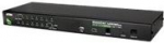 Aten | 16-Port PS/2-USB VGA KVM Switch with Daisy-Chain Port and USB Peripheral Support | CS1716A CS1716A-AT-G | 4710423775329