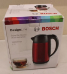 SALE OUT. Bosch TWK3P424 DesignLine Kettle, Electric, Power 2400 W, Capacity 1.7 L, Stainless steel, Red | Bosch | Kettle | DesignLine TWK3P424 | Electric | 2400 W | 1.7 L | Stainless steel | 360&deg; rotational base | Red | DAMAGED PACKAGING TWK3P424SO  ...