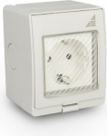 Gniazdo pojedyncze Schuko natynkowe GPNS IP55 "AQUA55" 55.39 | 5901769019034