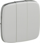 Cover plate Valena Allure - 3-gang switch/push-button - white 755035 | 3414970481757