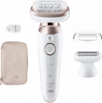 Braun Epilator | Silk-&eacute;pil 9 Flex SES9-030 3D | Operating time (max) 50 min | Number of power levels 2 | Wet & Dry | White SES9-030 3D | 8700216963206