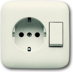 DP (2 P + E) Rocker Switch 10 A, 250 V. 1gang 2way 2CKA001611A0110 | 4011395064603