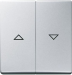 As cover for flush-mounted blind control switch/push switch. screwable (fixing element) Delivered with sealing ring. For inserts 2000/4 and 2020/4 US. IP 44 only in conjunction with cover frames All Weather 44. 2CKA001731A1971 | 4011395103746