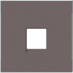 Color: Taupe Cover plate for telephone/data outlet code: 8117 & 8118 2CLA851700A6301 | 8427238236100