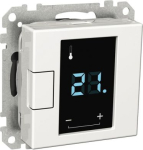 Thermostat, Exxact, with touch display universal version, white WDE002491 | 3606480205019