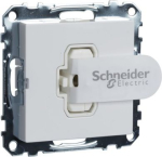 Socket-outlet, Exxact, mechanism with fixing frame, 2P + E, 6A, DCL,white WDE002399 | 3606488059560