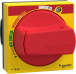 Universal handle, ComPacT NSXm, red handle/yellow front, IP65, spare part LV426999T | 3606482004221