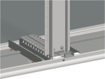 Spacial SM top/bottom adjustment rail, depth 600mm. range of product: Spacial SM - accessory / separate part type: top/bottom adjustment rail - device application: multi-purpose - mounting location: bottom and top centre of enclosure - product destin ...