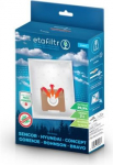 ETA Dust bags for vacuum cleaners Concept, ECG, Gorenje, Hyundai, Rohnson, Samsung, Sencor, Tesla and others | ETASEN1 | 4 pc(s) | White ETASEN1 | 8590393343973
