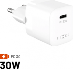 Fixed Mini USB-C GaN Charger 30W FIXCG30M-C-WH | 8591680185481