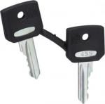 Key, Harmony XB4, emergency stop push button, key 455, set of 2 keys ZBG455 | 3389110091847