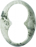 Renova - frame - double socket outlet - white marble WDE011463 | 3606480661457