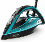 TEFAL | Ultimate Pure FV9844E0 | Steam Iron | 3200 W | Water tank capacity 350 ml | Continuous steam 60 g/min | Steam boost performance 250 g/min | Blue/Black FV9844E0 | 3121040071441