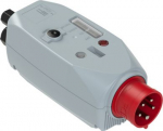 CEE-motor protection plug (PKZM0) 5x16A (3P+N+PE) 5,5kW PI+BA+RFC 6h (9.0-12A) IP44 grey/red 5571512000 | 9003399673498