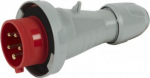Straight plug P17 - IP66/67 - 380/415 V~ - 16 A - 3P+N+E 555329