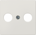 TV cover plate, titanium-white, Delta I-System 5TG2561 | 4001869045030