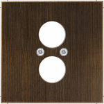 Centre plate for Audio socket, brass, &Oslash;18.5mm, LS ME2962-2AT | 4011377101074