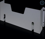 SZ Wiring plan pockets, for VX, TS, VX SE, PC, TP pedestal, sheet steel, for door width: 600 mm, D: 90 mm 4116000 | 4028177091818