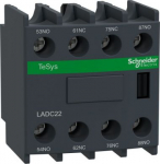 TeSys D - auxiliary contact block - 2 NO + 2 NC - screw-clamps terminals LADC22 | 3389110384475