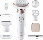 Braun Epilator | SES9-360 Silk &eacute;pil 9 Flex 3D | Operating time (max) 50 min | Number of power levels 1 | Wet & Dry | White/Rose SES9-360 | 7500435225274