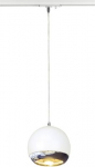 LIGHT EYE ES111 pendant, white/chrome, GU10, max. 75W, incl. 1-circuit adapter 143621 | 4024163144605