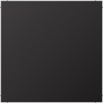 Blank centre plate, dark aluminium, LS AL2994BD | 4011377140325