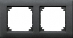 Double frame, anthracite, IP20, Merten SystM M-Plan 486214 | 4011281895335