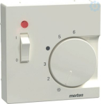 Schneider Electric Merten System M room temperature controller 534819 in color polar white is a central plate. This room temperature controller belongs to M-Arc, M-Elegance, M-Plan, M-Plan glass, M-Smart, M-Star, System M aesthetic group. Its mountin ...