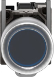 Complete illuminated push button, Harmony XB4 - ATEX D, metal, blue flush, 22mm, spring return, boot XB4BP683B5EX | 3389118030800