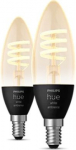 HueWA Bulb 4.4W (30W) Fil Candle E14 EU 350lm 2200-4500K 2 pcs. 929003145202 | 8719514411869