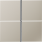 cover kit 4-gang, complete ES2404TSA | 4011377044562