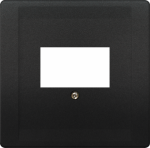 Cover for TAE Multimedia outlet, DELTA style, Anthracite Cosso 5TG1342-0AC | 4001869554464