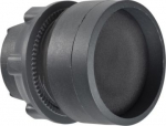 Head for non illuminated push button, Harmony XB5, black recessed, 22mm, spring return, unmarked ZB5AA26 | 3389110291414