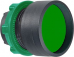 Head for non illuminated push button, Harmony XB5, green recessed, 22mm, spring return, unmarked ZB5AA36 | 3389110291520