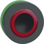 Head for illuminated push button, Harmony XB5, plastic, red flush mounted, 30mm, universal LED, illu ZB5FW943 | 3606481340481