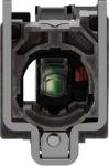 Complete body/contact assembly and light block, Harmony XB4, universal LED, body/fixing collar, 1NC, ZB4BW0G12 | 3389110893298